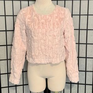 Soft Fuzzy Pink Sweater-Never Worn